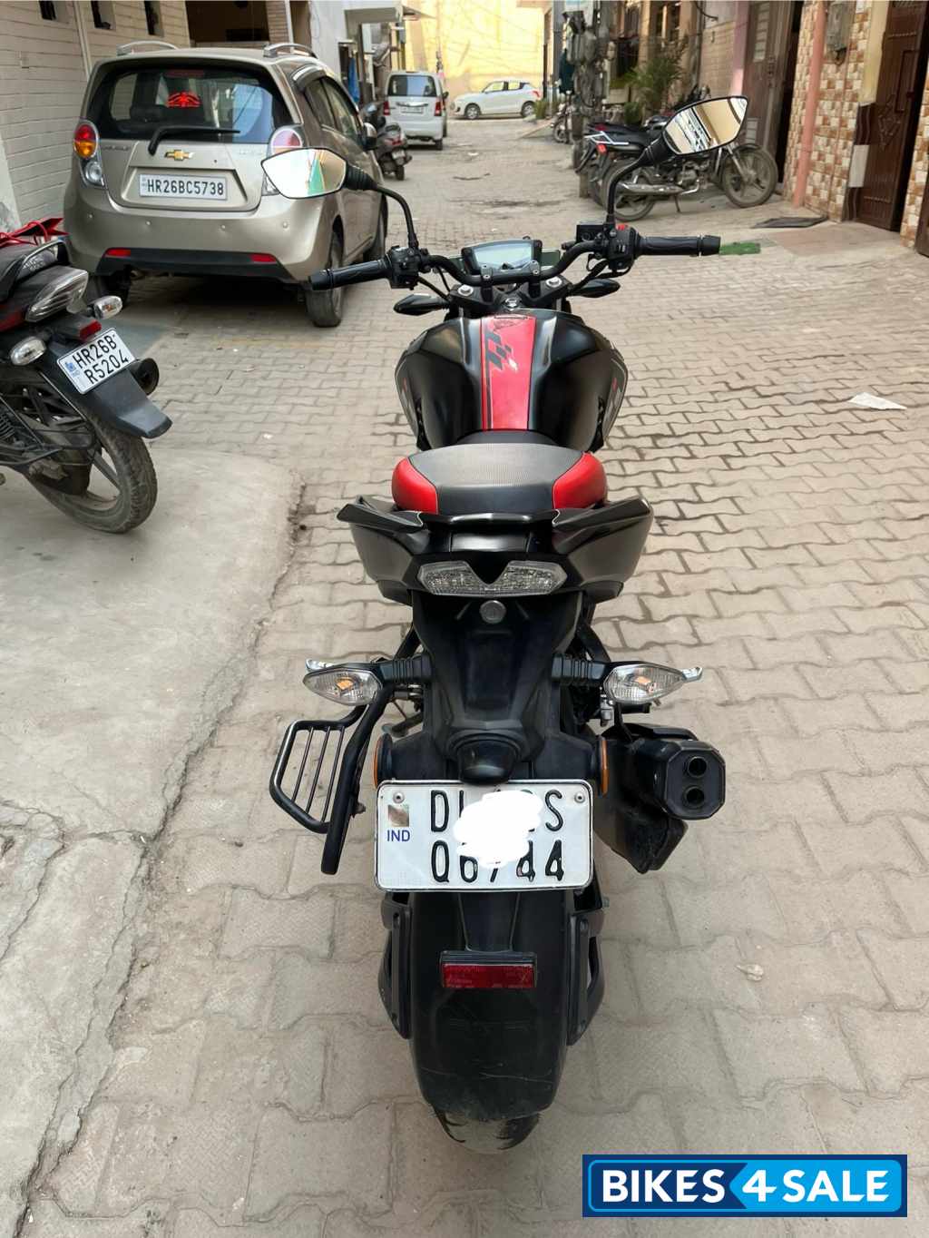 Matte Black TVS Apache RTR 160 4V Special Edition