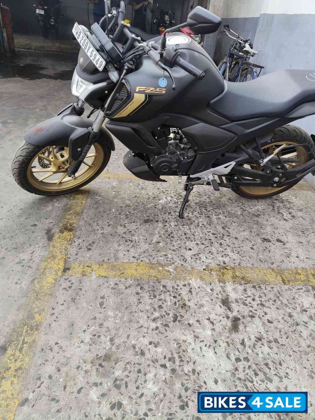 Matte Black Yamaha FZ-S FI Ver 4.0