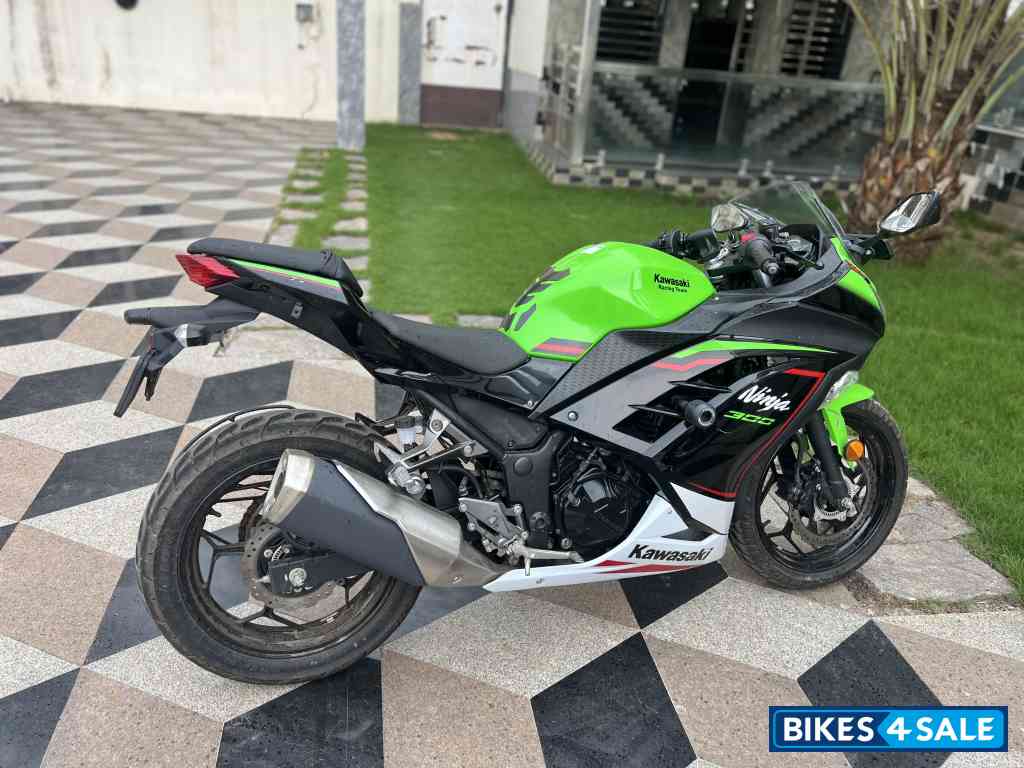 Candy Green Kawasaki Ninja 300 BS6 2023