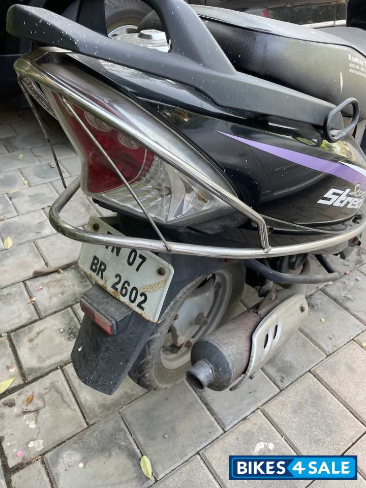 Black, Violet TVS Scooty Streak