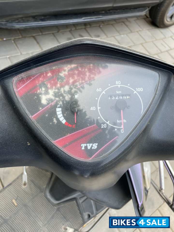 Black, Violet TVS Scooty Streak