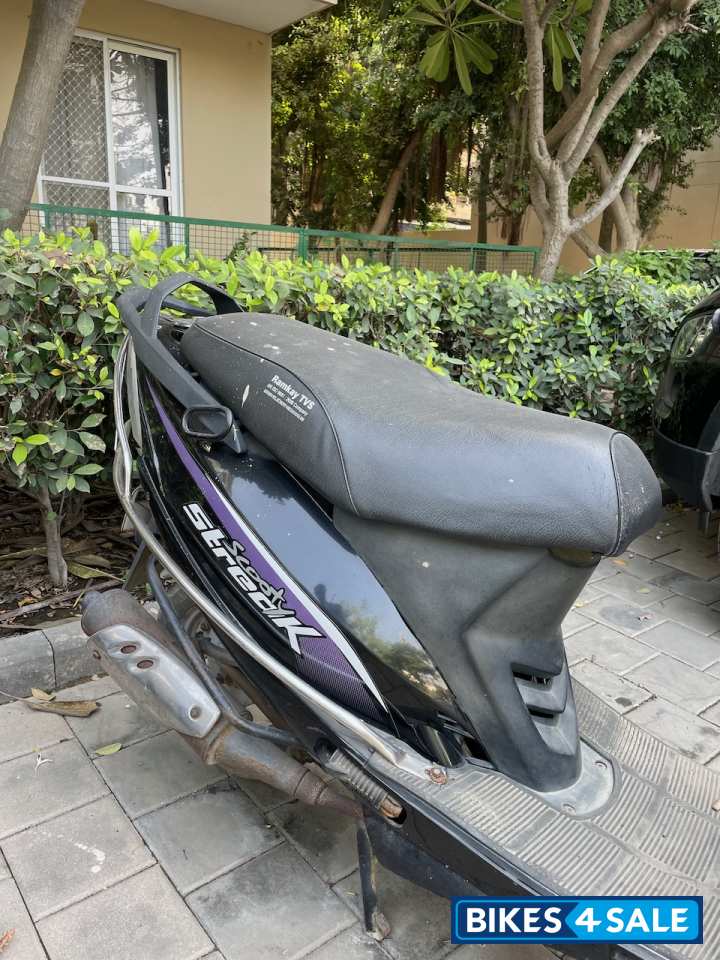 Black, Violet TVS Scooty Streak
