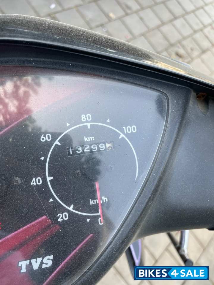 Black, Violet TVS Scooty Streak