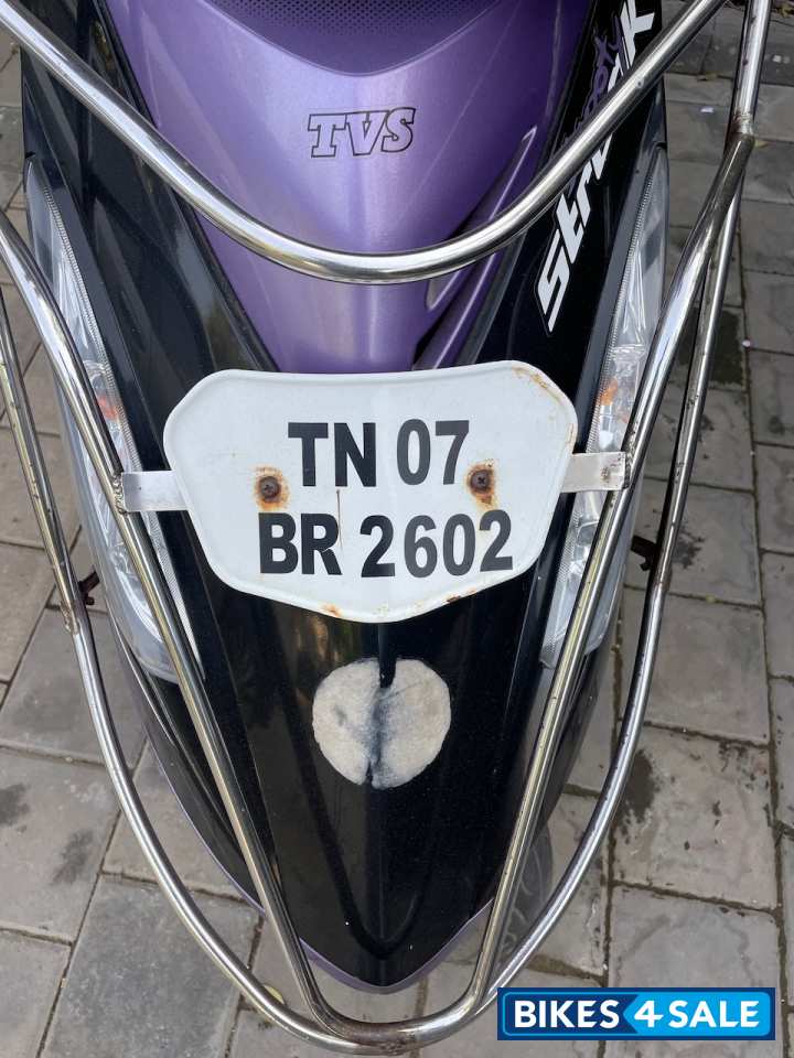 Black, Violet TVS Scooty Streak