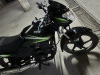 Black Green TVS Sport BS6