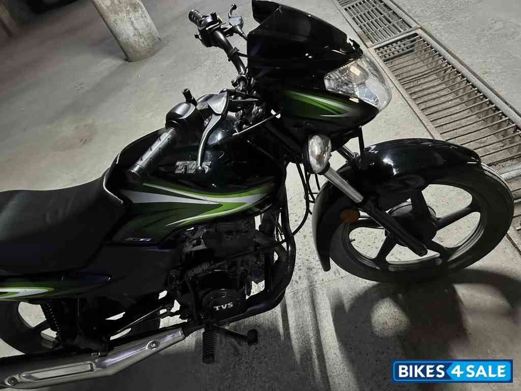 Black Green TVS Sport BS6 Black Green TVS Sport BS6