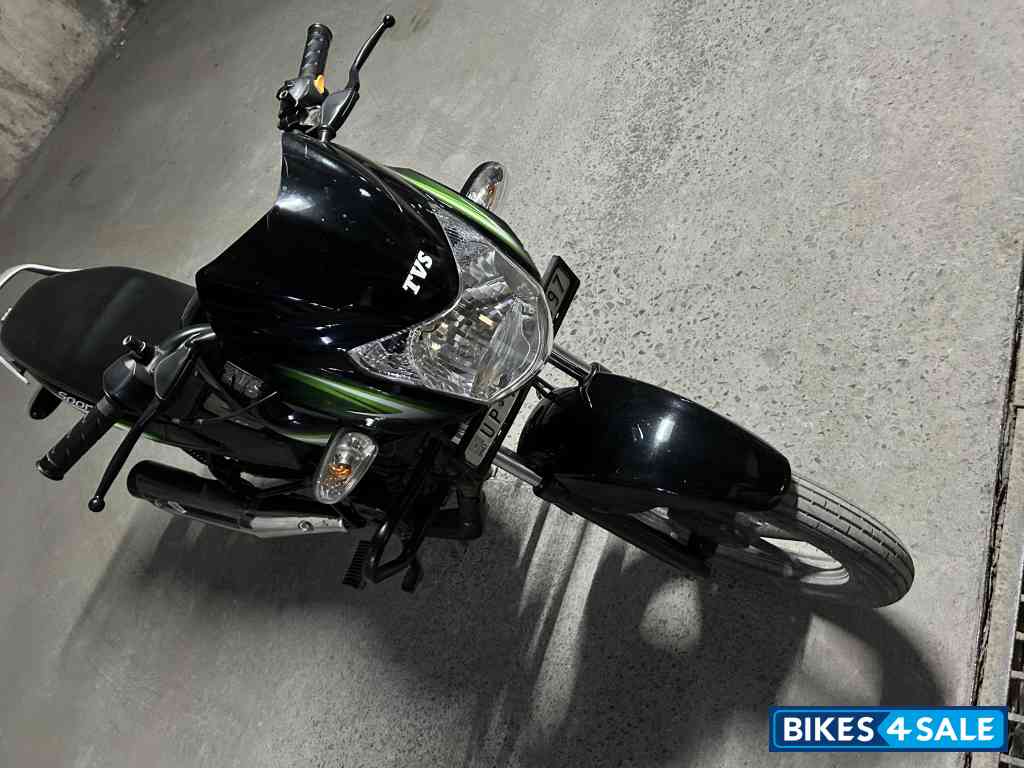 Black Green TVS Sport BS6 Black Green TVS Sport BS6
