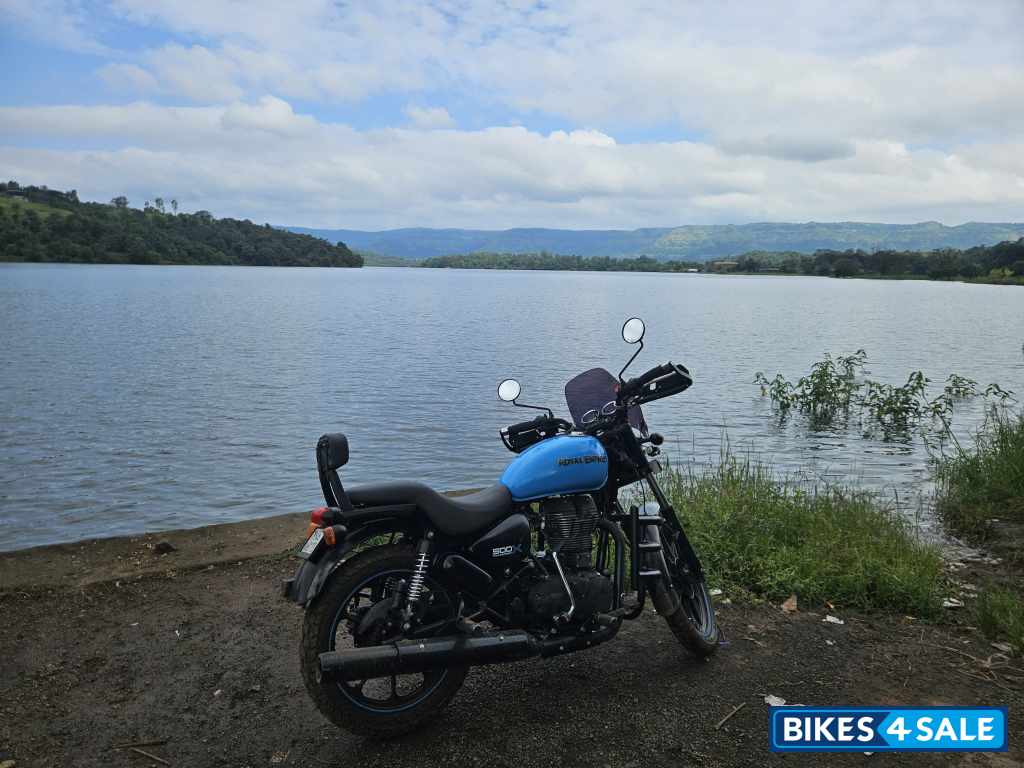 Drifter Blue Royal Enfield Thunderbird X 500