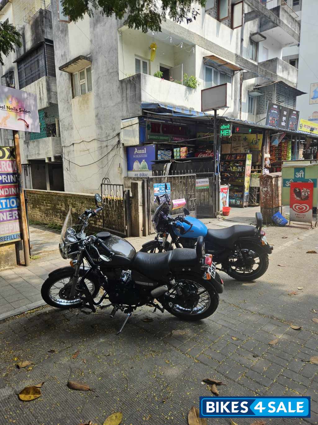 Drifter Blue Royal Enfield Thunderbird X 500