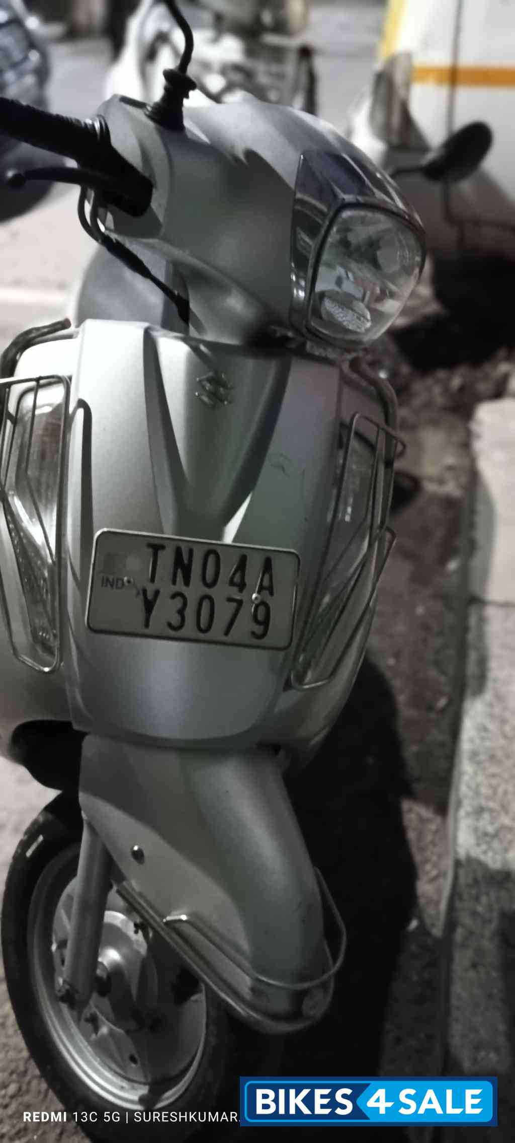 Silver Suzuki Access 125 BS6