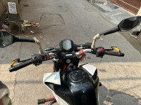 White And Orange KTM Duke 125