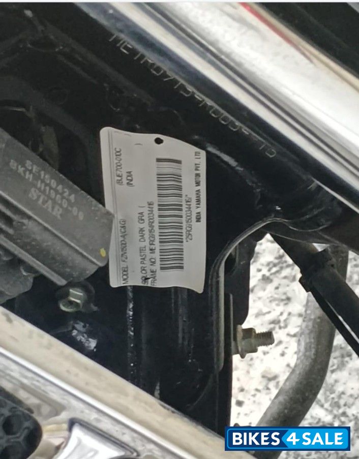 Pastel Dark Grey Yamaha FZ-S FI Ver 4.0