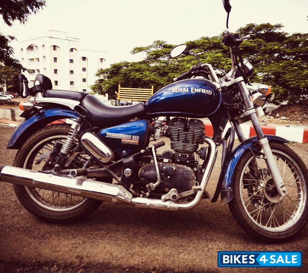 Marine Blue Royal Enfield Thunderbird 350