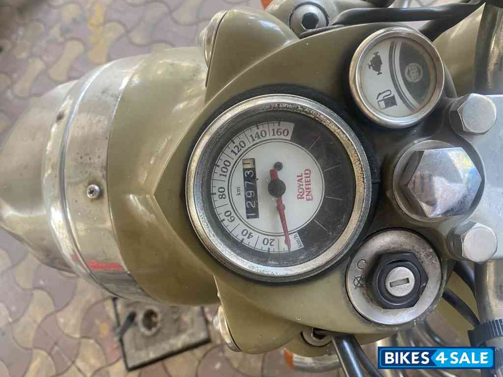 Brown Royal Enfield Classic Desert Storm