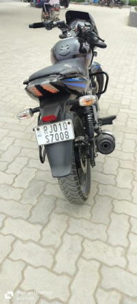 Black And Blue Bajaj Pulsar 150 Twin Disc