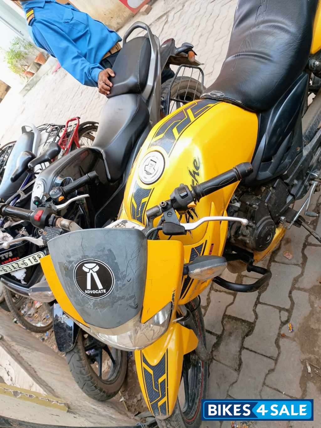 Yellow TVS Apache RTR 160