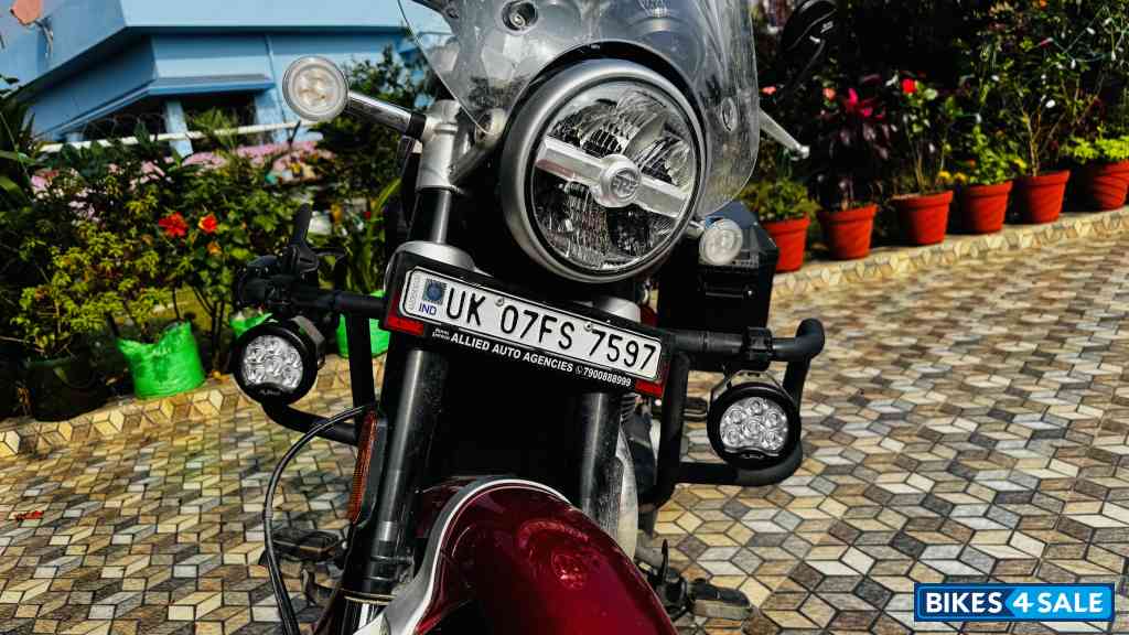 Celestial Red Royal Enfield Super Meteor 650