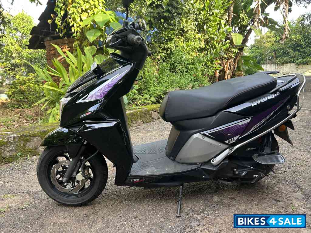 Black TVS NTORQ Super Squad Edition