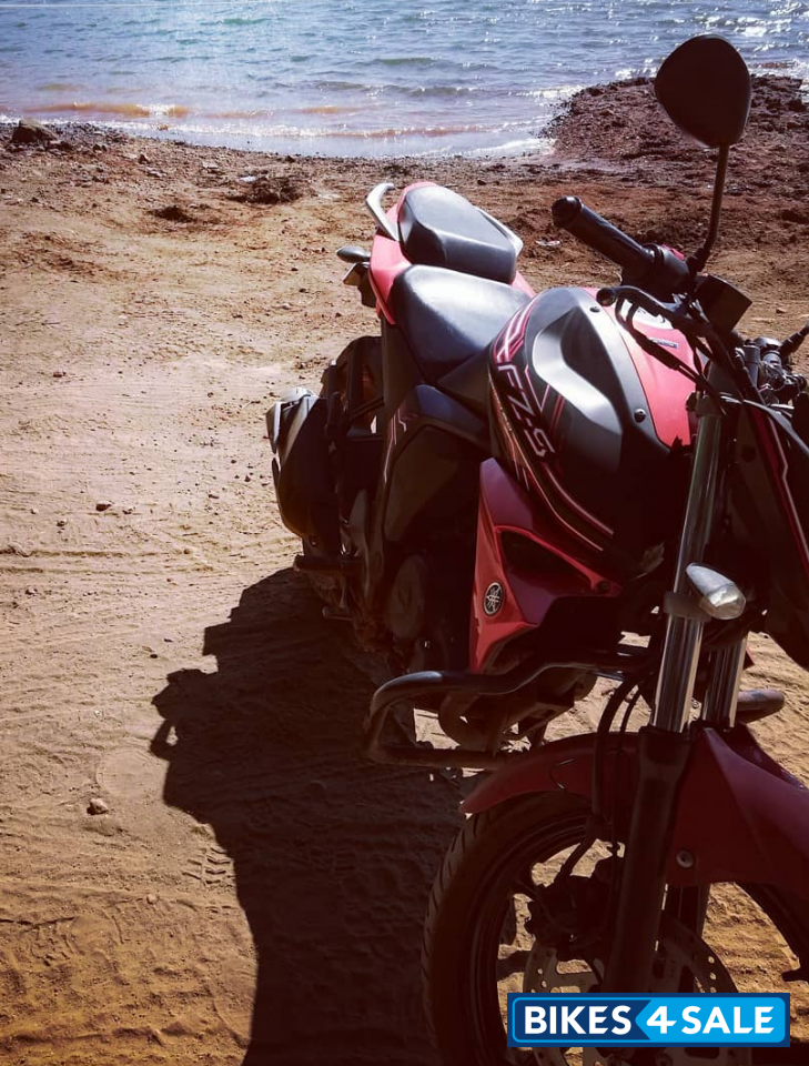 Matt Black Orange Yamaha FZ-S FI V2