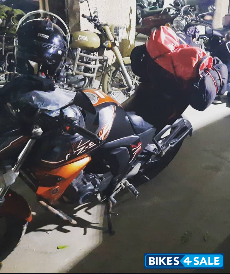 Matt Black Orange Yamaha FZ-S FI V2