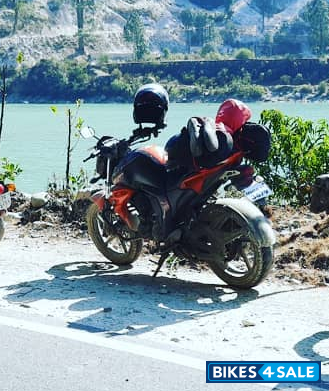 Matt Black Orange Yamaha FZ-S FI V2