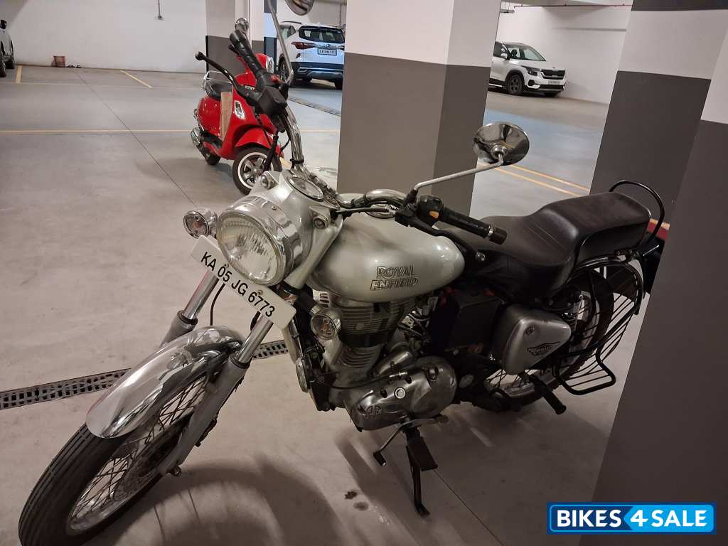 Silver Grey Royal Enfield Bullet Electra Twinspark Silver Grey Royal Enfield Bullet Electra Twinspark