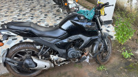 Black Yamaha FZ FI V3 BS6