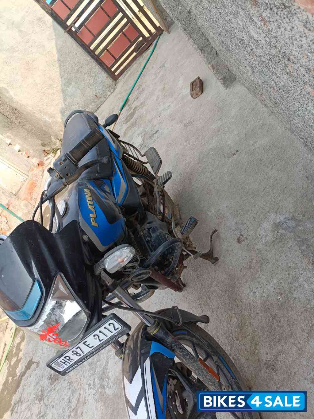 Ebony Blk Blue Dkl Bajaj Platina 110 H-Gear