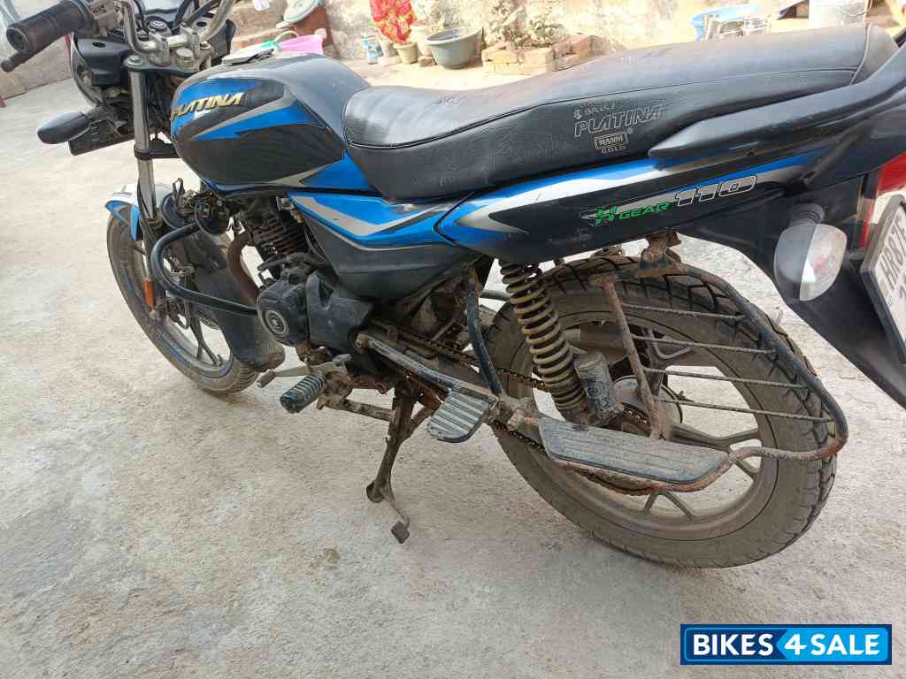 Ebony Blk Blue Dkl Bajaj Platina 110 H-Gear