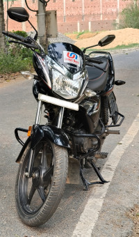 Black Honda Shine BS6