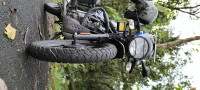 Blue Black Bajaj CT110X
