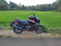 Sparkle Black Red Bajaj Pulsar P150 Single Disc Single Seat