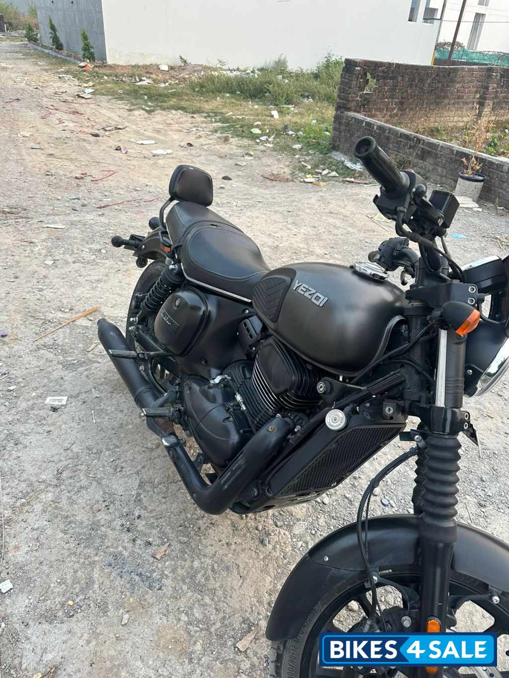 Smoke Grey Yezdi Roadster Dark