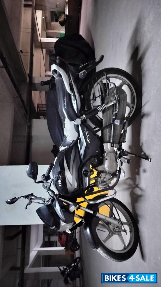 Black Grey Hero Splendor Pro