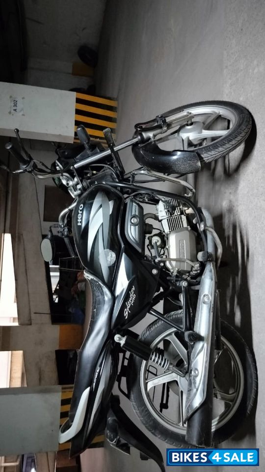 Black Grey Hero Splendor Pro