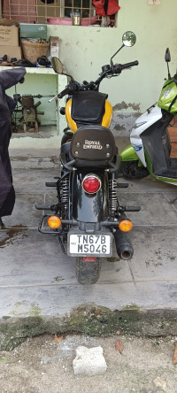 Yellow Royal Enfield Meteor 350 Fireball