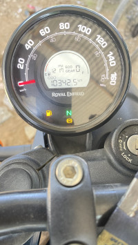 Rebel Blue Royal Enfield Hunter 350 Metro