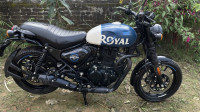 Rebel Blue Royal Enfield Hunter 350 Metro