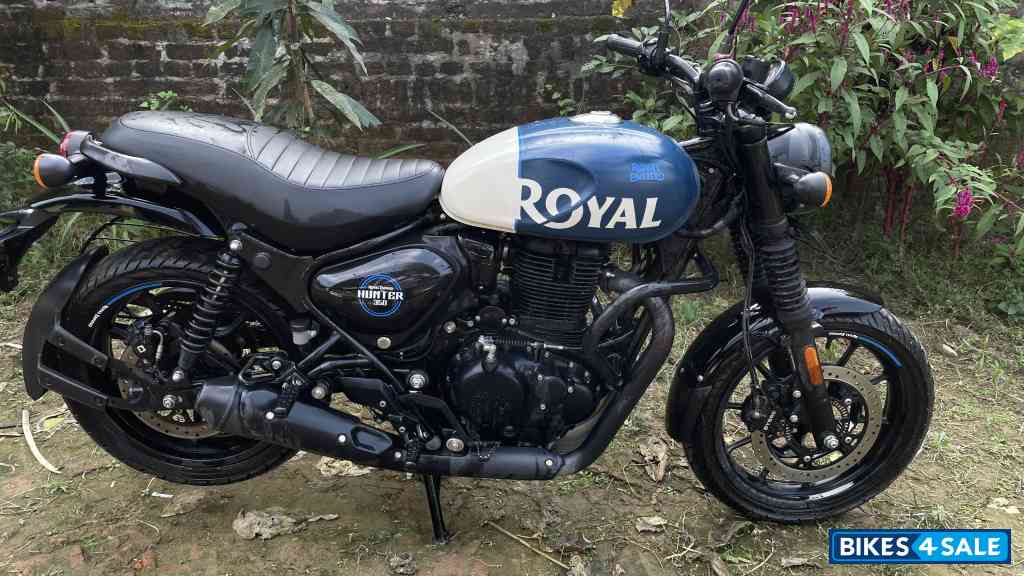 Rebel Blue Royal Enfield Hunter 350 Metro