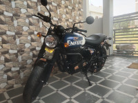 Rebal Blue Royal Enfield Hunter 350 Metro