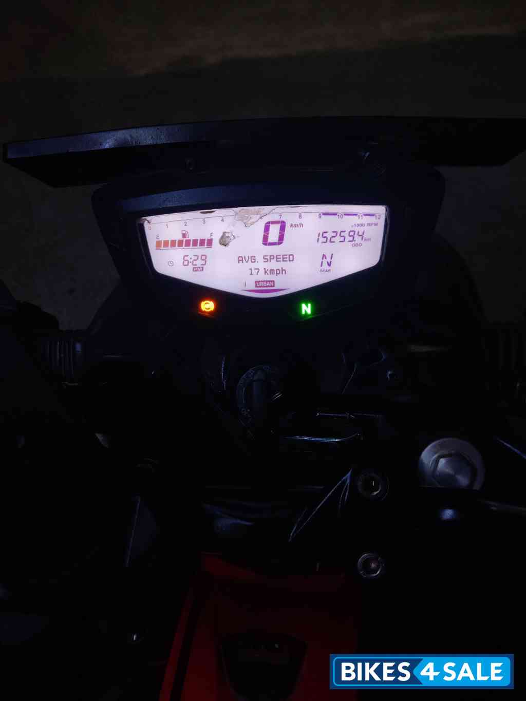 Matt Black With Red Alloys TVS Apache RTR 160 4V Special Edition