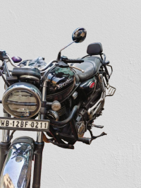 Black Honda Hness CB350 DLX