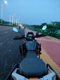 Black Suzuki V-Strom SX