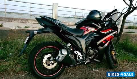 Red And Black Suzuki Gixxer SF