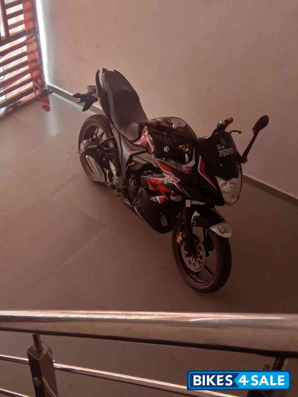 Red And Black Suzuki Gixxer SF