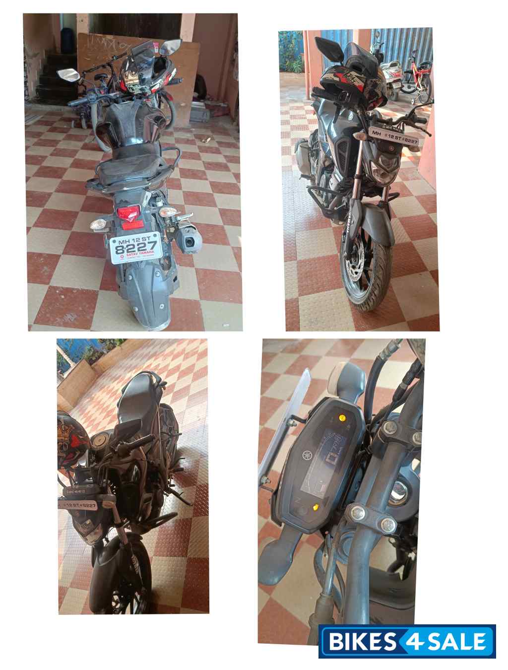 Black Metallic X Yamaha FZ-S FI V3 BS6