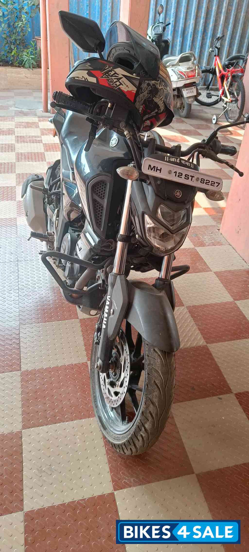 Black Metallic X Yamaha FZ-S FI V3 BS6