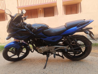 Black And Blue Bajaj Pulsar 220F