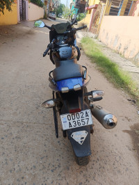 Black And Blue Bajaj Pulsar 220F
