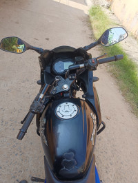 Black And Blue Bajaj Pulsar 220F